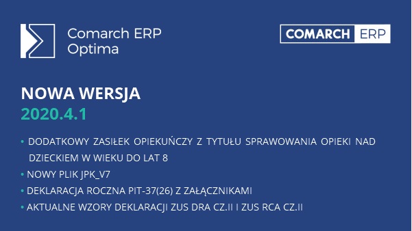 Comarch ERP Optima 2020_4_1